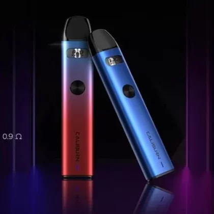 Caliburn A2 POD System Kit - Color#BLUE>GREY>IRIS PURPLE>BLACK>GREEN>ORANGE>ARCTIC SILVER>AQUA BLUE (37307F)