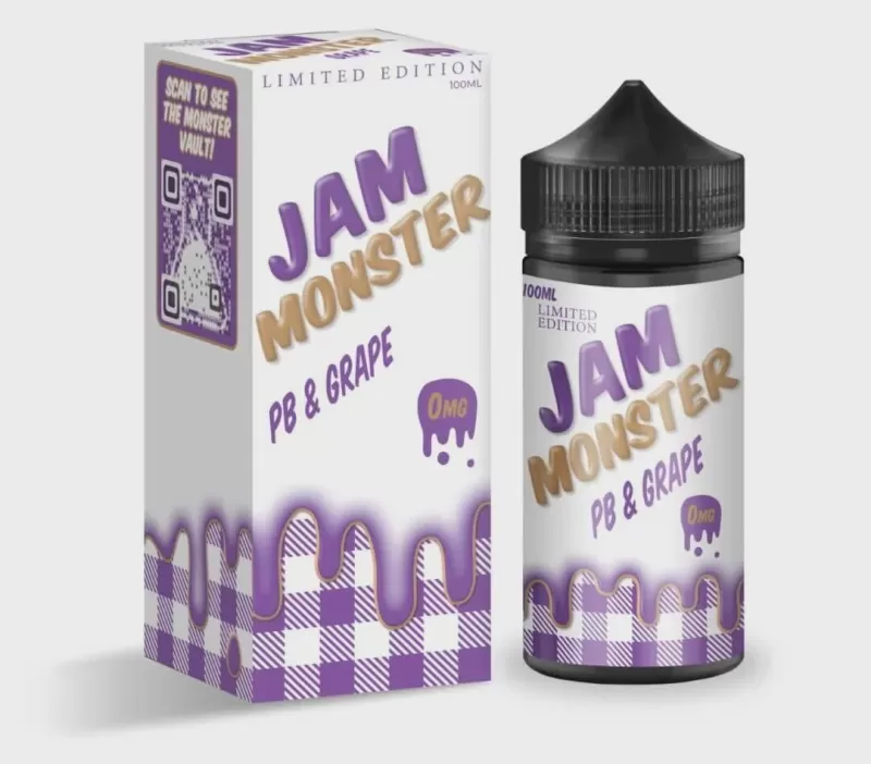PB & Jam Monster Grape 100ml - Vape Product, Vape Product