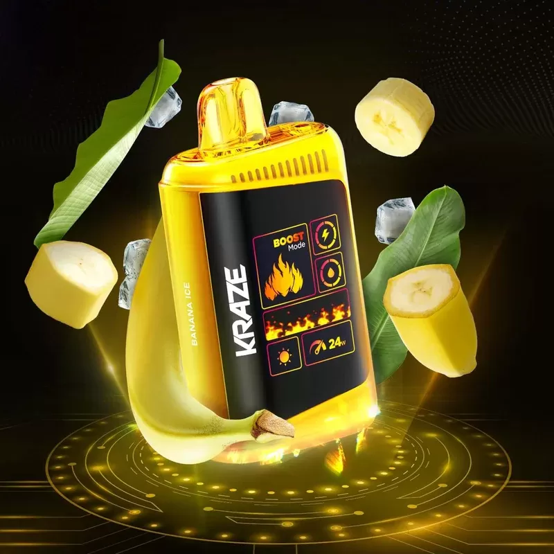 KRAZE HD MEGA – BANANA ICE - Ecigdepot