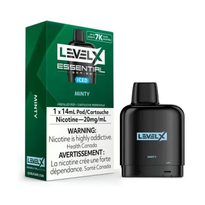 Level X Essential Series – Minty Ice – Flavour Beast Pods - Ecigdepot