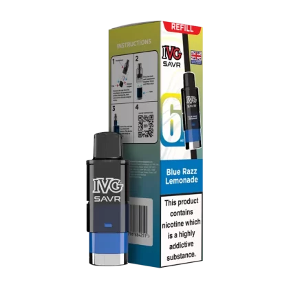 Blue Razz Lemonade IVG SAVR Refill Pack - Ecigwizard