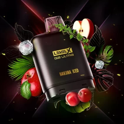 Level X G2 Ultra Flavour Beast X Twelve Monkey Pods – Hakuna Iced, 50K Puffs