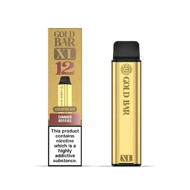Gold Bar XL Prefilled Pod Kit Summer Berries - Strength#20mg (5CCB2F)