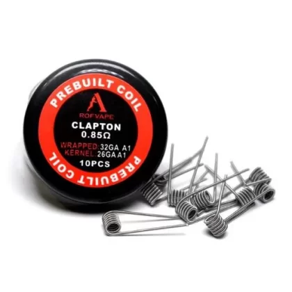 10PCS-PACK Rofvape Clapton Prebuilt Coils 0.85 Ohm (26GA+32GA)