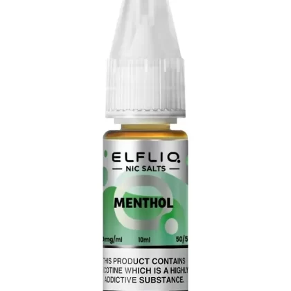 Elf Bar Elfliq Menthol Nic Salt Vape Juice - Strength 20mg