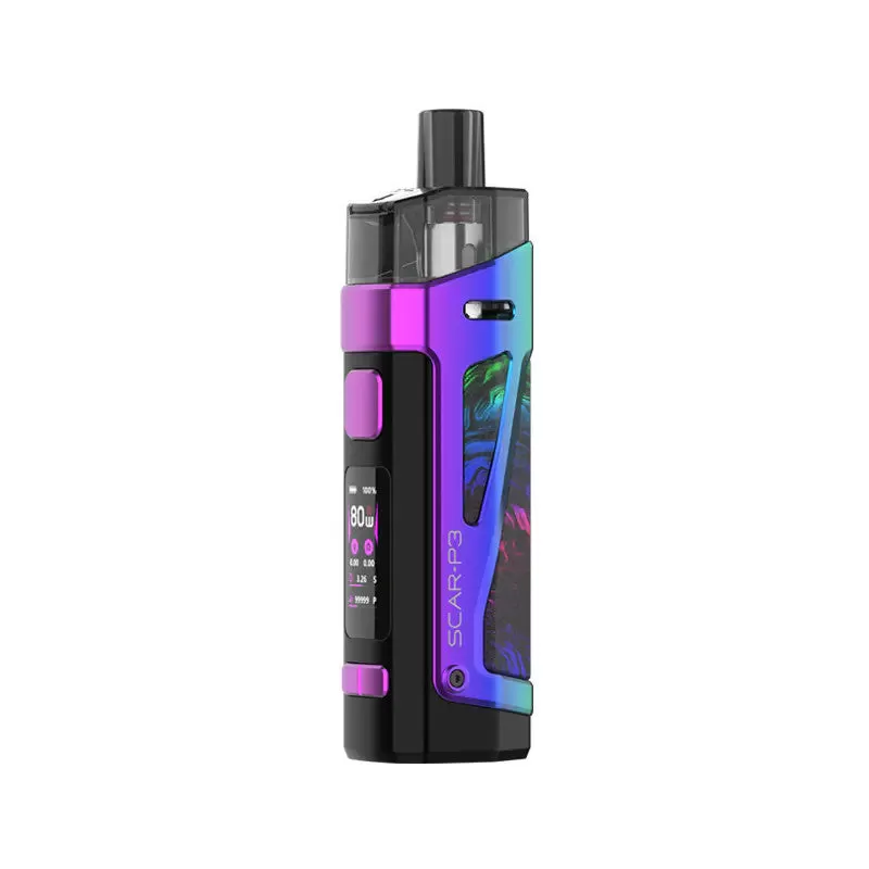 SMOK Scar P3 Pod Kit 2000mAh - 5.5ml - Fluid 7-Color - Image 3