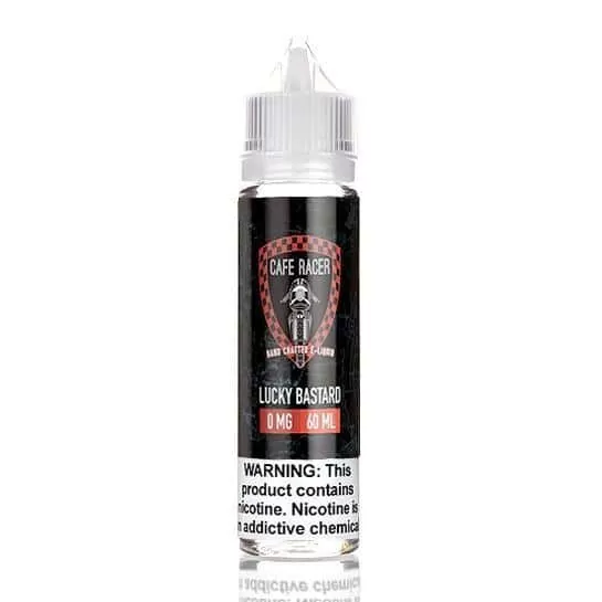 Lucky Bastard 60ml By Cafe Racer E-Liquid - 6 mg / 60 ml - Image 2