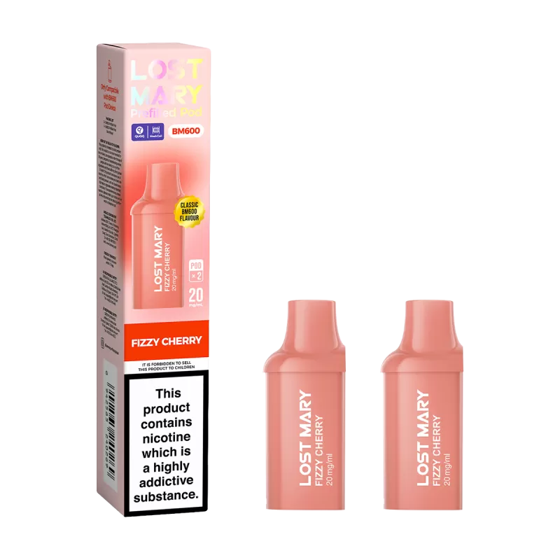Fizzy Cherry Lost Mary BM600 Pods - Ecigwizard