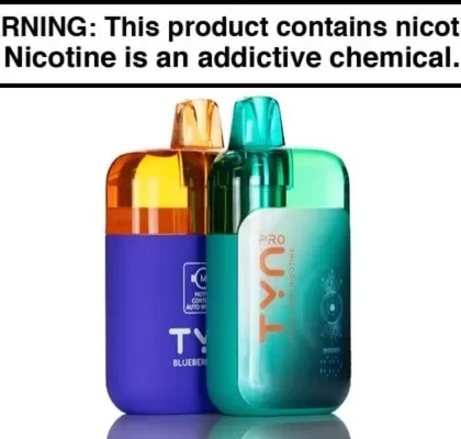 TYN Pro 50K Disposable Vape – 50,000 Puffs - Blue Razz 5%, Blueberry Gush 5%