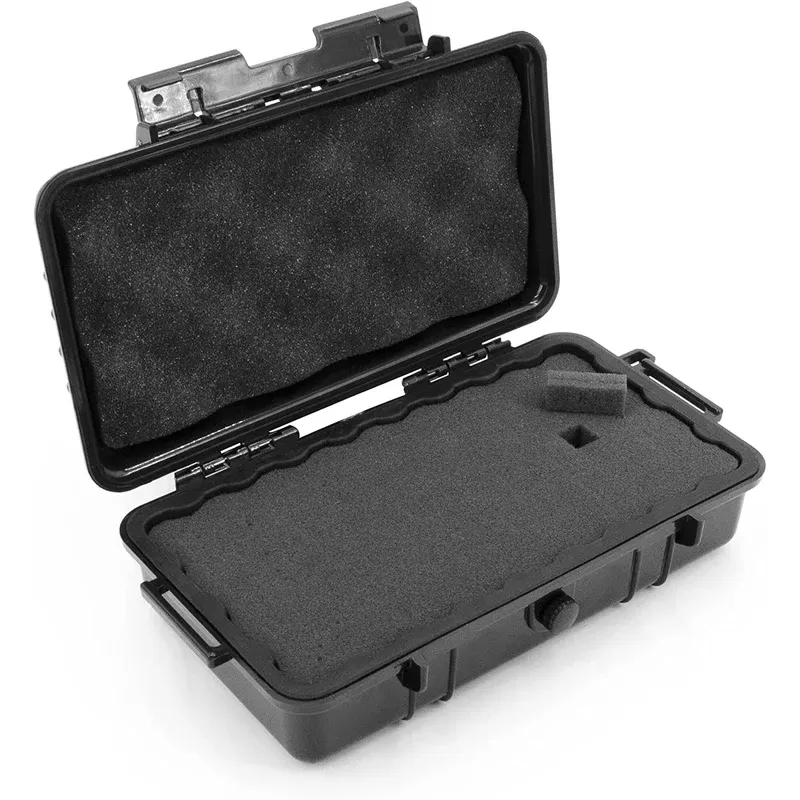CLOUD/TEN 9.5″ Smell Proof Hard Travel Case with Rubber and Customizable Foam Interior for up to 4 Quartz Banger Male/Female Glass Concentrate Accessories