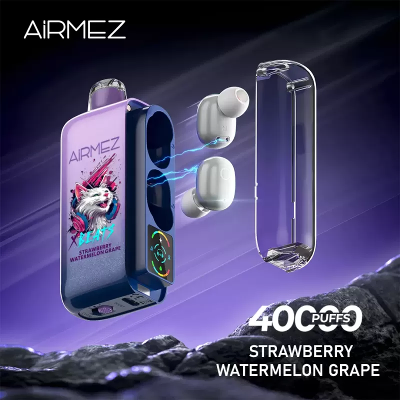 Airmez Xbeats 40000 Puffs – Strawberry Watermelon Grape - Ozvapeone