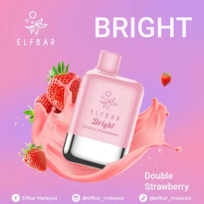 Elfbar Bright Disposable Double Strawberry 6000 Puffs (50mg)
