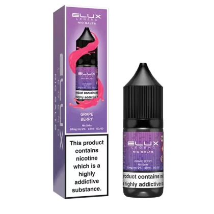 Elux Legend Grape Berry Nic Salt E-Liquid - 20mg