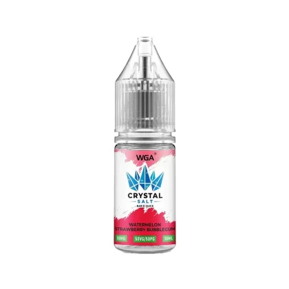 WGA Crystal Watermelon Strawberry Bubblegum Nic Salt - 10 Pack - 10mg