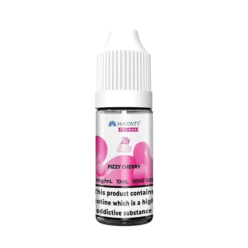 Hayati Pro Max Fizzy Cherry Nic Salt E Liquid - Nicotine Strength#20mg>10mg