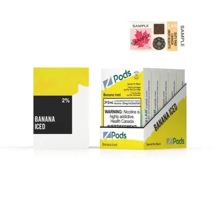 Z Pods Banana Iced 2% Special Nic Blend