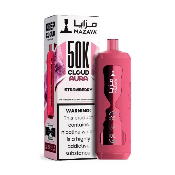 Mazaya E Hookah Cloud Aura Disposable | 50000 Puffs - Image 3