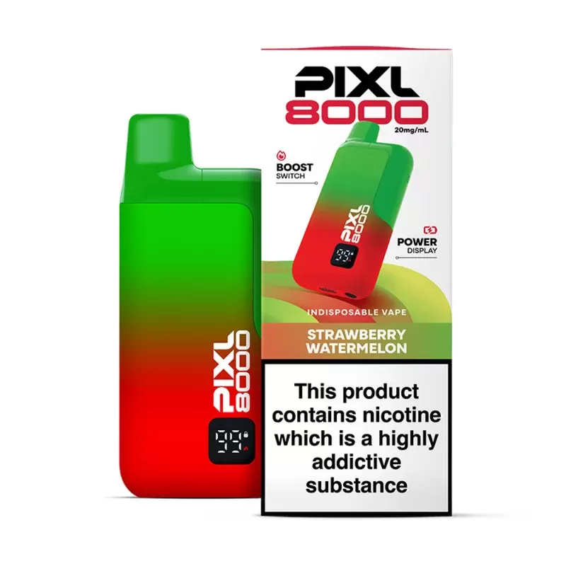 Pixl 8000 Prefilled Pod Kit - Flavours#Black Cherry>Blue Cherry Cranberry>Blue Magic>Blue Razz Cherry>Blue Razz Chew>Blue Razz Lemonade>Blueberry Raspberry>Blueberry Sour Razz>Cherry Ice>Che (AFEC4B)