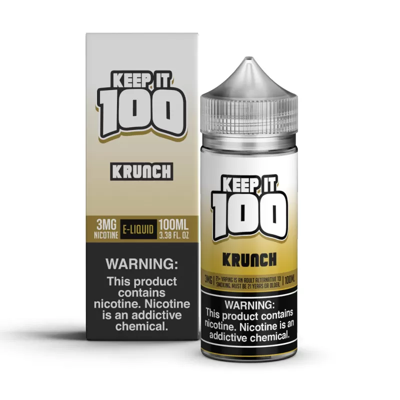 KEEP IT 100 - Krunch - 100ML E-Liquid - 6MG