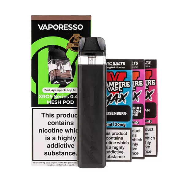 Vaporesso XROS 6 Mini Pod Kit Bundle - Jelly Pink / 0.6ohm