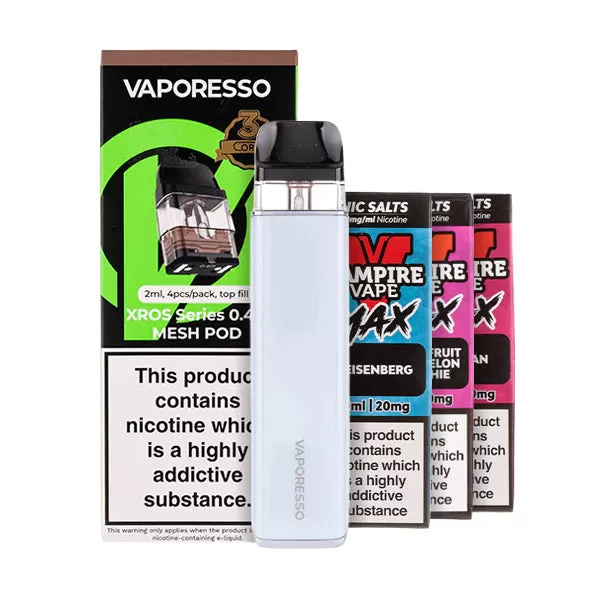 Vaporesso XROS 6 Mini Pod Kit Bundle - Jelly Pink / 0.6ohm - Image 3