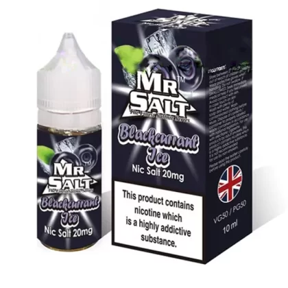 Mr Salt Blackcurrant Ice Nic Salt E-Liquid - 10mg