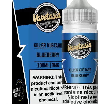 Vapetasia - Killer Kustard Blueberry - 100ML E-Liquid - 0MG