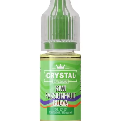 SKE Crystal Kiwi Passionfruit Guava Nic Salt Vape Juice - Strength