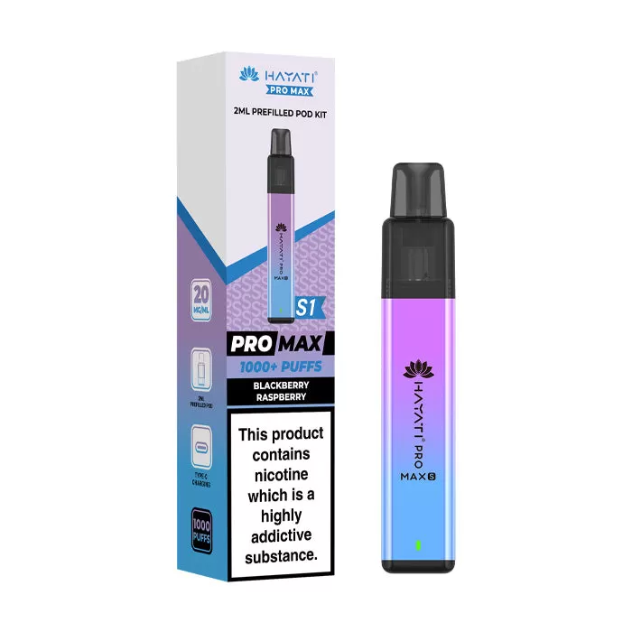 Hayati Pro Max S1 Prefilled Pod Kit - Blue Razz GB - Image 3