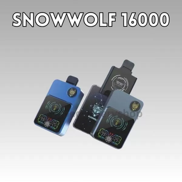 Snowwolf 16000 Puffs - Starter Kit (Device + Cartridge) / Triple Mint