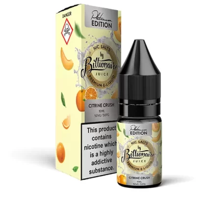 Billionaire Juice Citrine Crush Nic Salt E-Liquid - 10mg