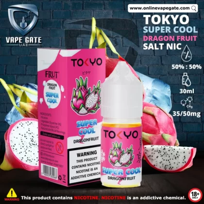 Tokyo Super Cool Dragonfruit Saltnic 30ml - 35 mg - 30 ml