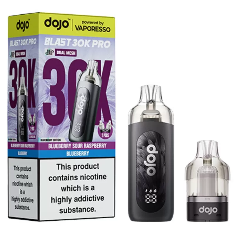 Dojo Blast 30K Pro Prefilled Vape Kit by Vaporesso - Blueberry Sour Raspberry