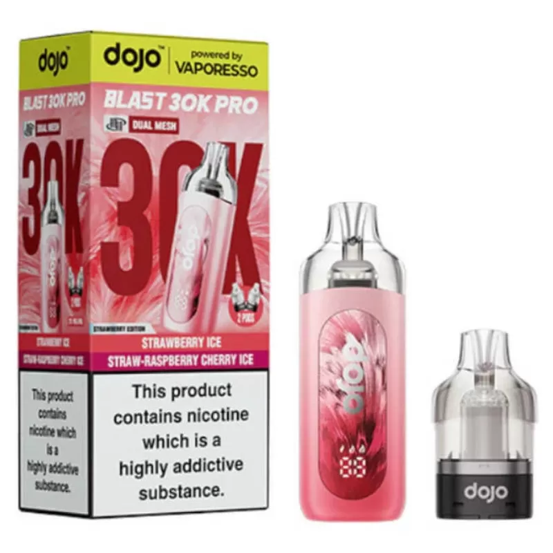 Dojo Blast 30K Pro Prefilled Vape Kit by Vaporesso - Blueberry Sour Raspberry - Image 3