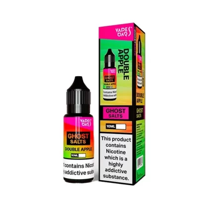 Vapes Bars Ghost Salts Double Apple E Liquid 10ml - Nicotine Strength#20mg>10mg (F3C6F8)