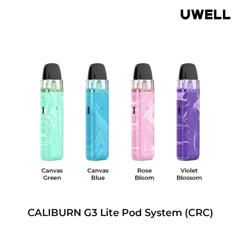 UWELL CALIBURN G3 LITE OPEN POD KIT - Canvas Green - Image 3