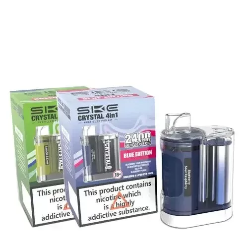 SKE Crystal 4in1 Prefilled Pod Vape Kit – Box of 5