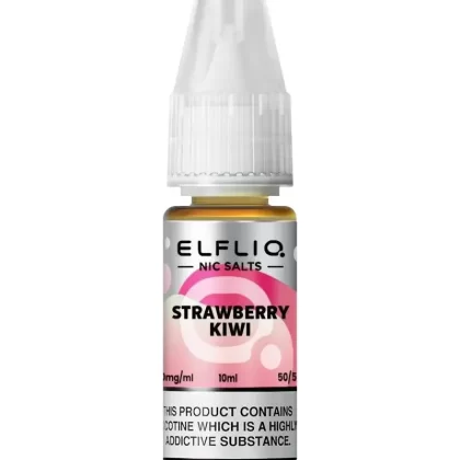 Elf Bar Elfliq Strawberry Kiwi Nic Salt Vape Juice - Strength