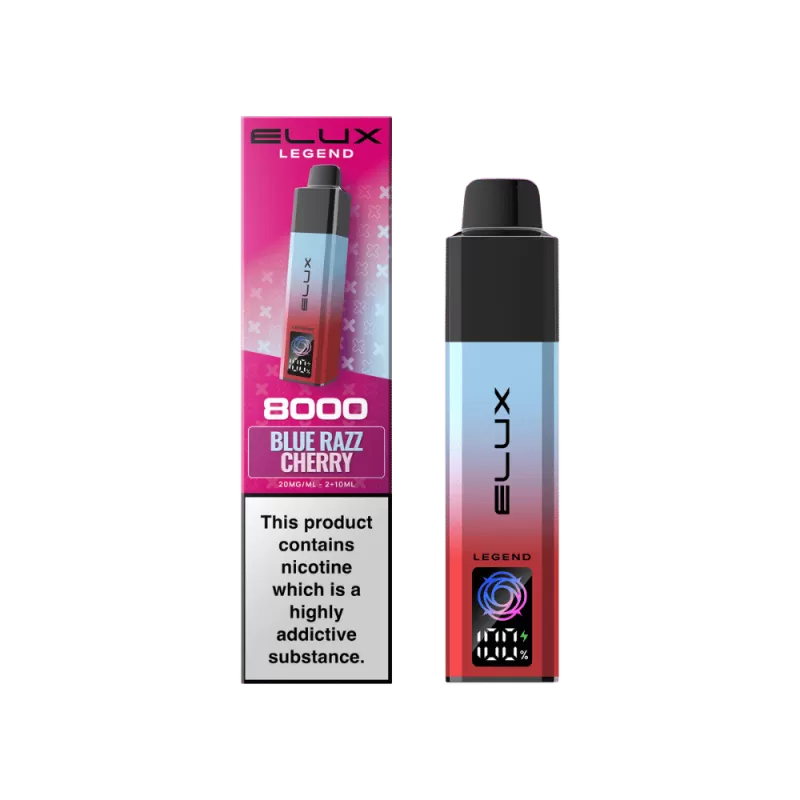Elux Legend 8000 Prefilled Pod Kit Blue Razz Cherry