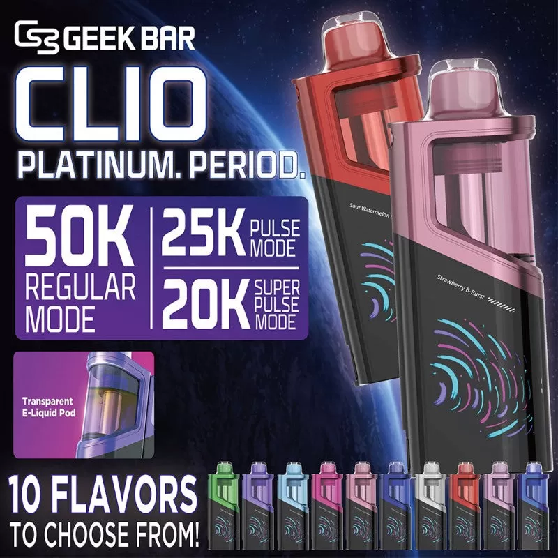 Geek Bar CLIO Platinum 50K POD - Vapeciga - Image 2