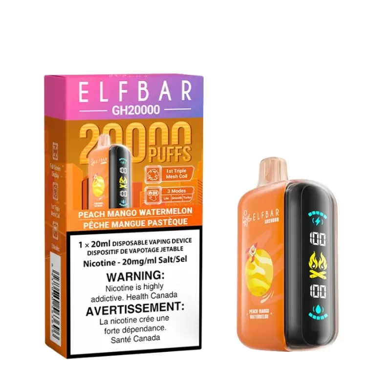 Elf Bar GH 20K Peach Mango Watermelon Disposable Vape