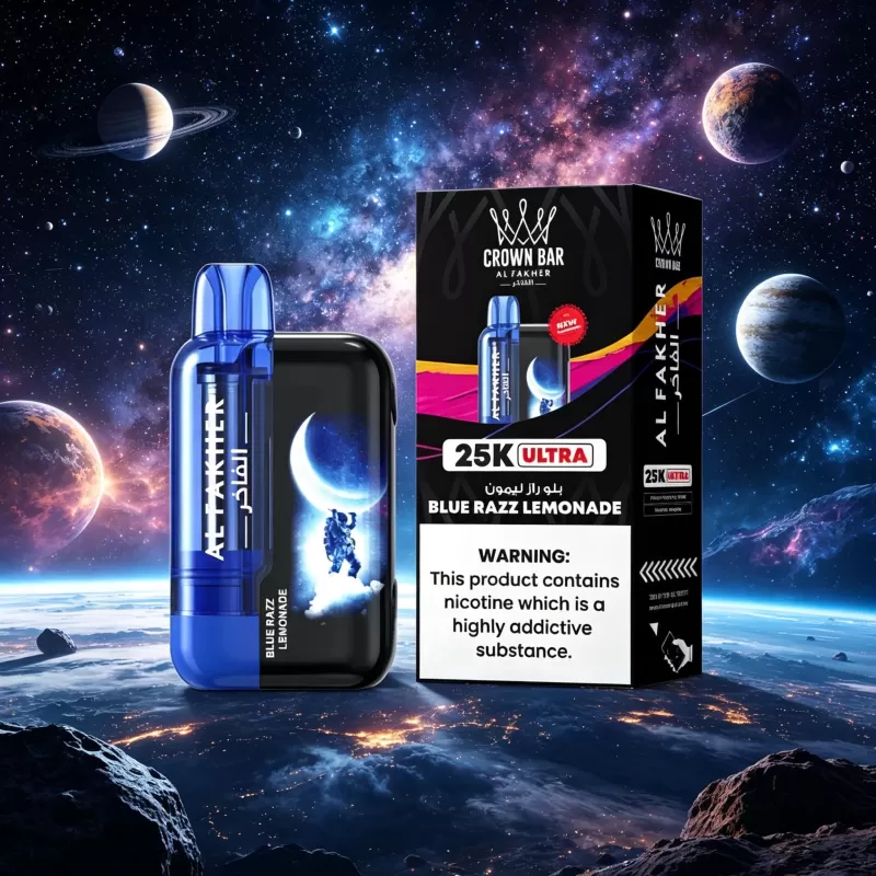 AL Fakher Crown Bar Ultra 25K Display Disposable Vape - Vapeq10 - Image 2