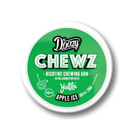 Doozy Chewz Nicotine Gum – Apple Ice