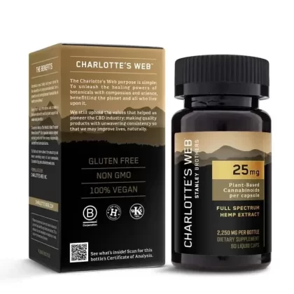 25mg CBD Oil Capsules | Charlotte’s Web