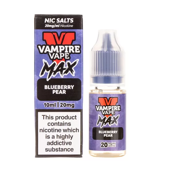 Blueberry Pear Nic Salt E-Liquid by Vampire Vape Max - 5mg - Image 2