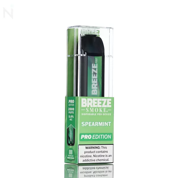 Breeze Smoke Pro 2000 Puff Disposable - Watermelon Mint (Lush Ice) - Image 2