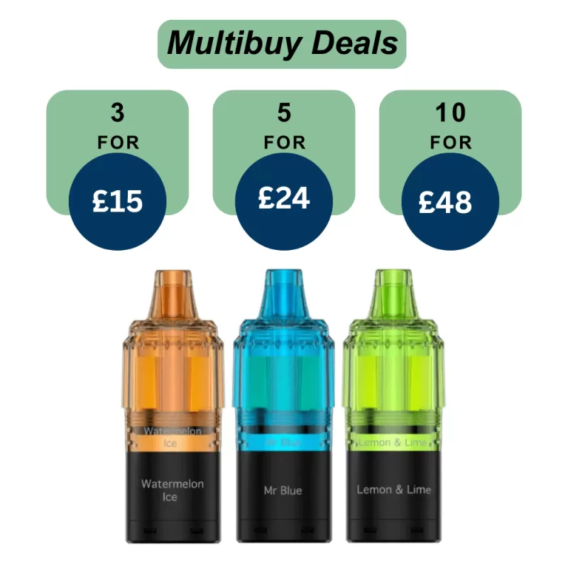 Fumot RandM TornadoT7000 Prefilled Refill Pods | Only For £5.99 | Any 3 For £15 - Grape Ice
