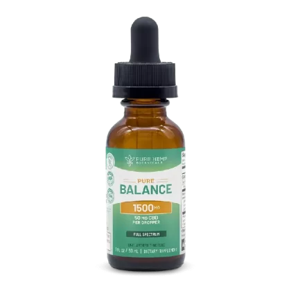 1,500mg Pure Balance Broad Spectrum CBD by Pure Hemp Botanicals