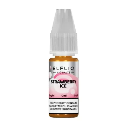 Strawberry Ice By Elfbar Elfliq Nic Salt 10ml - 20mg