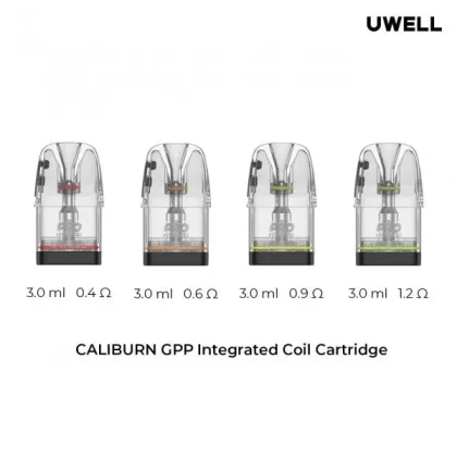Uwell Caliburn GPP Integrated Coil Cartridges G3/G4 3pk
